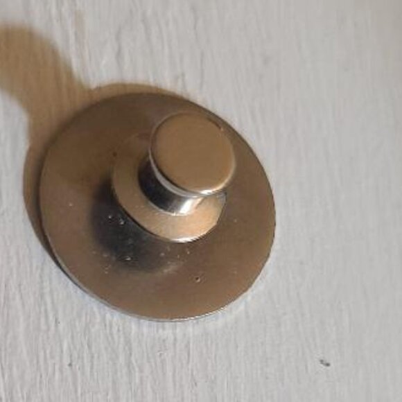 Valentine Heart Pink Red Vintage Lapel Pin Tie Tack Brooch - Picture 3 of 4